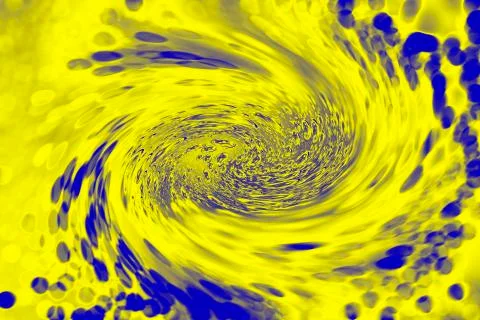 Abstract background texture in the form of blurred twisted color round spots Stock Illustration