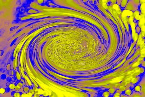 Abstract background texture in the form of blurred twisted color round spots Stock Illustration