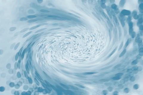 Abstract background texture in the form of blurred twisted round spots Stock Illustration