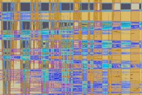 Abstract background texture in the form of chaotic colored shapes Stock Illustration