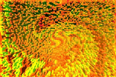 Abstract background texture in the form of chaotic colored shapes Stock Illustration