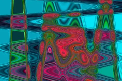 Abstract background texture in the form of chaotic colored shapes Stock Illustration