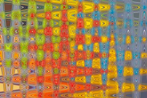 Abstract background texture in the form of chaotic colored shapes Stock Illustration