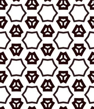 Abstract background texture in geometric ornamental style. Seamless design. 库存插图