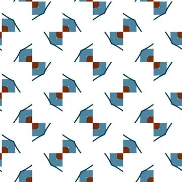 Abstract background texture in geometric ornamental style. Seamless design. Stock Illustration