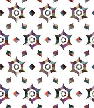 Abstract background texture in geometric ornamental style. Seamless design. Stock-Illustration