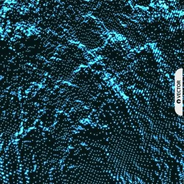 Abstract Background. Texture. Glowing points. Vector Illustration. Stock Illustration