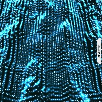 Abstract Background. Texture. Glowing points. Vector Illustration. Stock Illustration