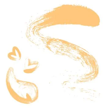 Abstract background, texture with the image of hearts and shells in a trendy Illustrazione stock