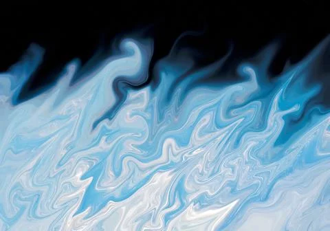 Abstract background texture of liquid fluid light blue flame marble wallpaper Stock Illustration