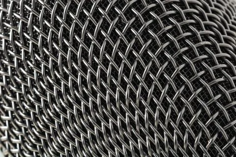 Abstract background of texture of the microphone Stock Photos