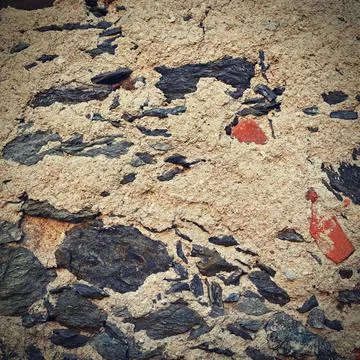 Abstract background. Texture of an old wall with an attractive design. Stock Photos