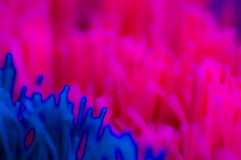 Abstract background texture plastic detail red and blue line pattern with noi Stock Photos