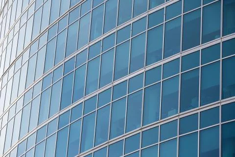 Abstract background texture with reflected in windows of modern office building Fotos de archivo