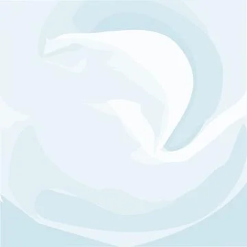 Abstract background texture of round shapes in trendy winter shades of light Illustrazione stock
