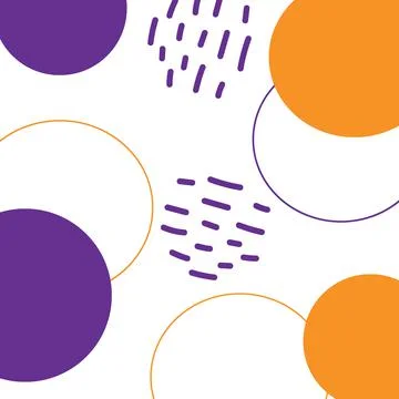 Abstract background texture in trendy colors with hand drawn elements Illustrazione stock