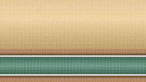 Abstract Background with Textured Design and Green Gridded Central Element Stock Illustration