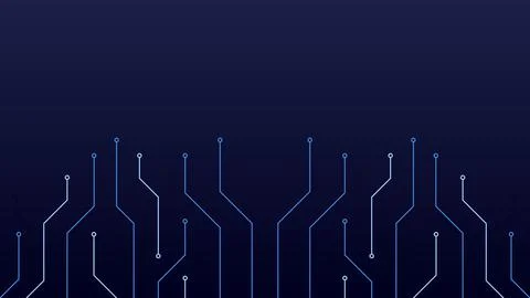 Abstract background on the theme of digital technology, future, cyberpunk. Stock Illustration