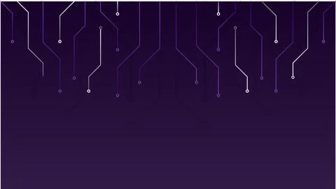 Abstract background on the theme of digital technology, future, cyberpunk Stockillustratie