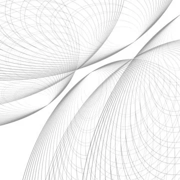 Abstract background of thin black lines. 库存插图