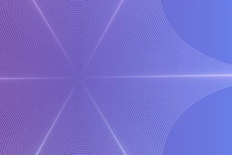 Abstract background with thin lines in the shape of spider web. Linear smooth Stock Illustration