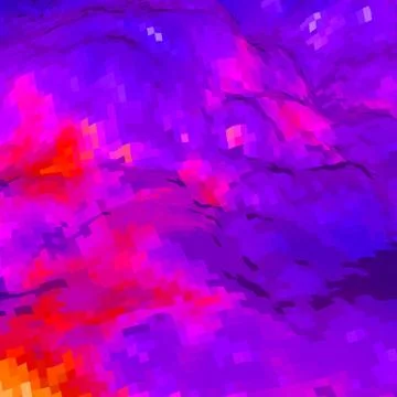 Abstract background with topographic landscape map and pixelated structure wi Stockillustratie