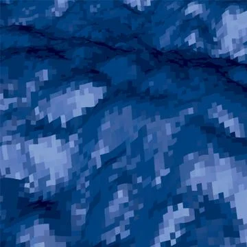 Abstract background with topographic landscape map and pixelated structure wi Stock Illustration