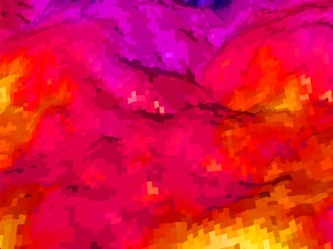 Abstract background with topographic landscape map and pixelated structure wi Stock Illustration