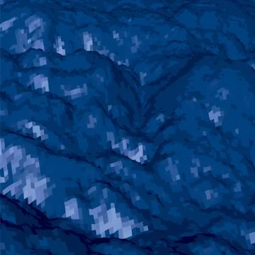 Abstract background with topographic landscape map and pixelated structure wi Stockillustratie