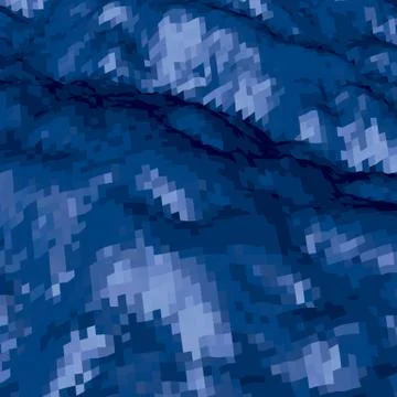 Abstract background with topographic landscape map and pixelated structure wi Stock Illustration