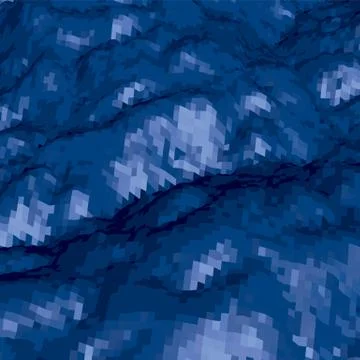 Abstract background with topographic landscape map and pixelated structure wi Stockillustratie