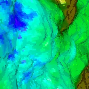 Abstract background with topographic landscape map and pixelated structure wi Stock Illustration