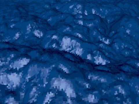 Abstract background with topographic landscape map and pixelated structure wi Stock Illustration