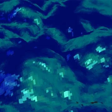 Abstract background with topographic landscape map and pixelated structure wi Stockillustratie