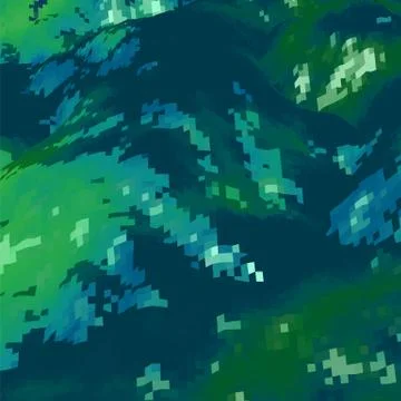 Abstract background with topographic landscape map and pixelated structure wi Stockillustratie