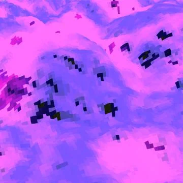 Abstract background with topographic landscape map and pixelated structure wi Illustrazione stock