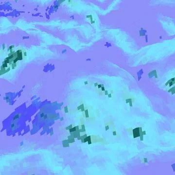 Abstract background with topographic landscape map and pixelated structure wi Illustrazione stock