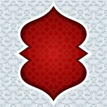 Abstract background with traditional ornament Stock-Illustration