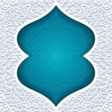 Abstract background with traditional ornament Stock Illustration