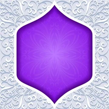 Abstract background with traditional ornament Illustrazione stock