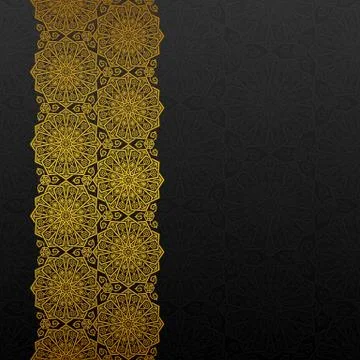 Abstract background with traditional ornament Stock Illustration