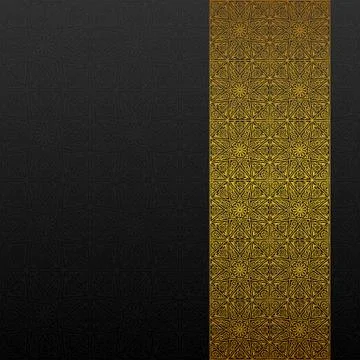 Abstract background with traditional ornament Stock Illustration