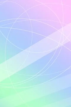 Abstract background with translucent curved lines and layered waves in blue.. Stock Illustration