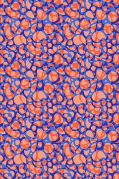 Abstract background with translucent flowing shapeless liqued drops Stock Illustration