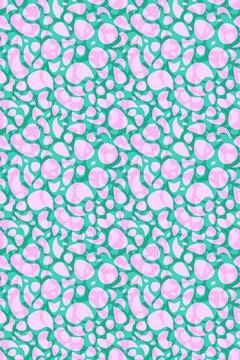 Abstract background with translucent flowing shapeless liqued drops Stock Illustration