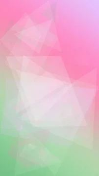 An abstract background of translucent triangular facets blends vivid pink w.. Stock Illustration
