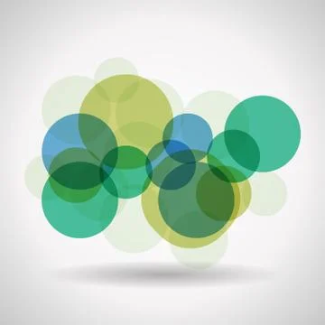 Abstract background. Transparent circle logo in green and blue. Design jpeg I Stock Illustration