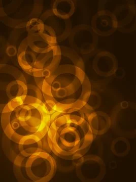 Abstract background with transparent circles. Illustrazione stock