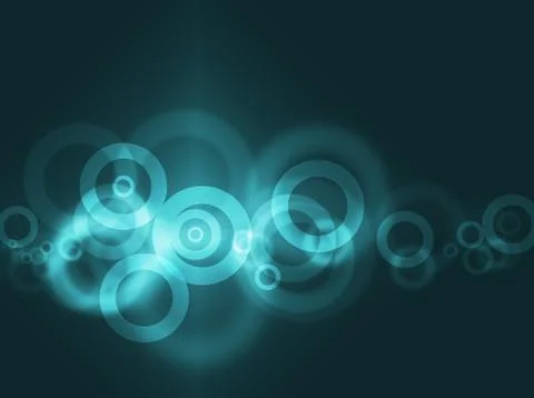 Abstract background with transparent circles. Illustrazione stock