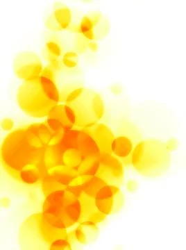 Abstract background with transparent circles. Illustrazione stock